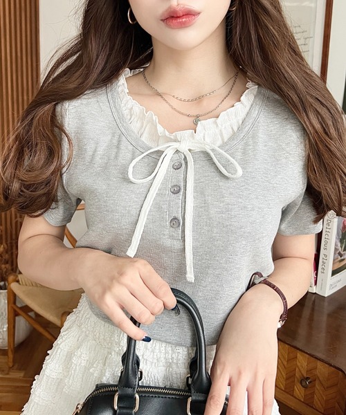 

Футболка-поло многослойная с воротником-стойкой Moment+