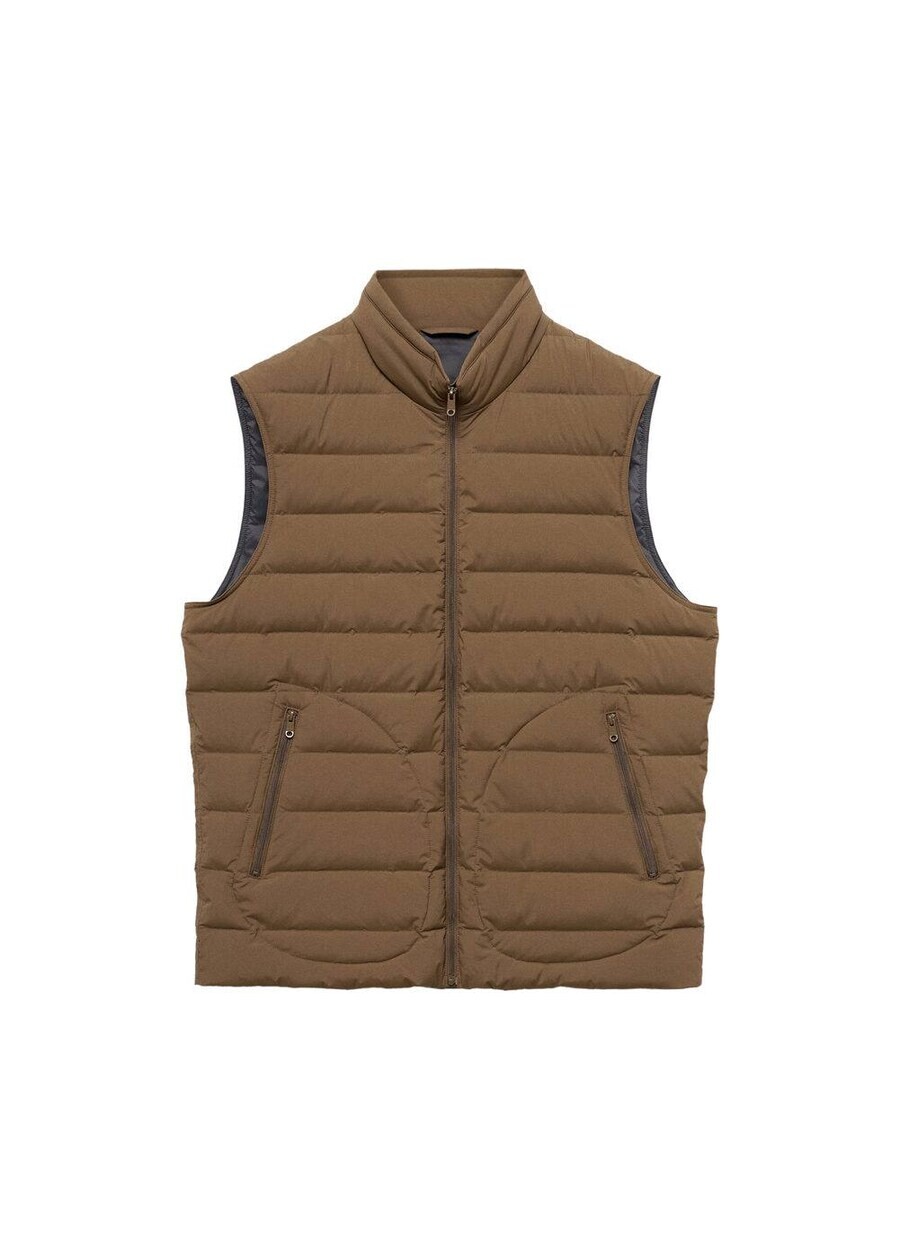 

Жилет MANGO MAN Vest Mirlost, коричневый