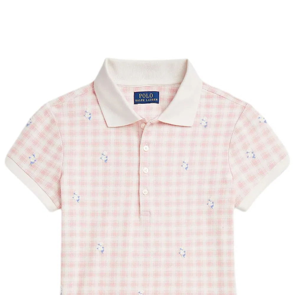 Платье детское с отложным воротником, средней длины Polo Ralph Lauren, Adirondack Rose — фото 4
