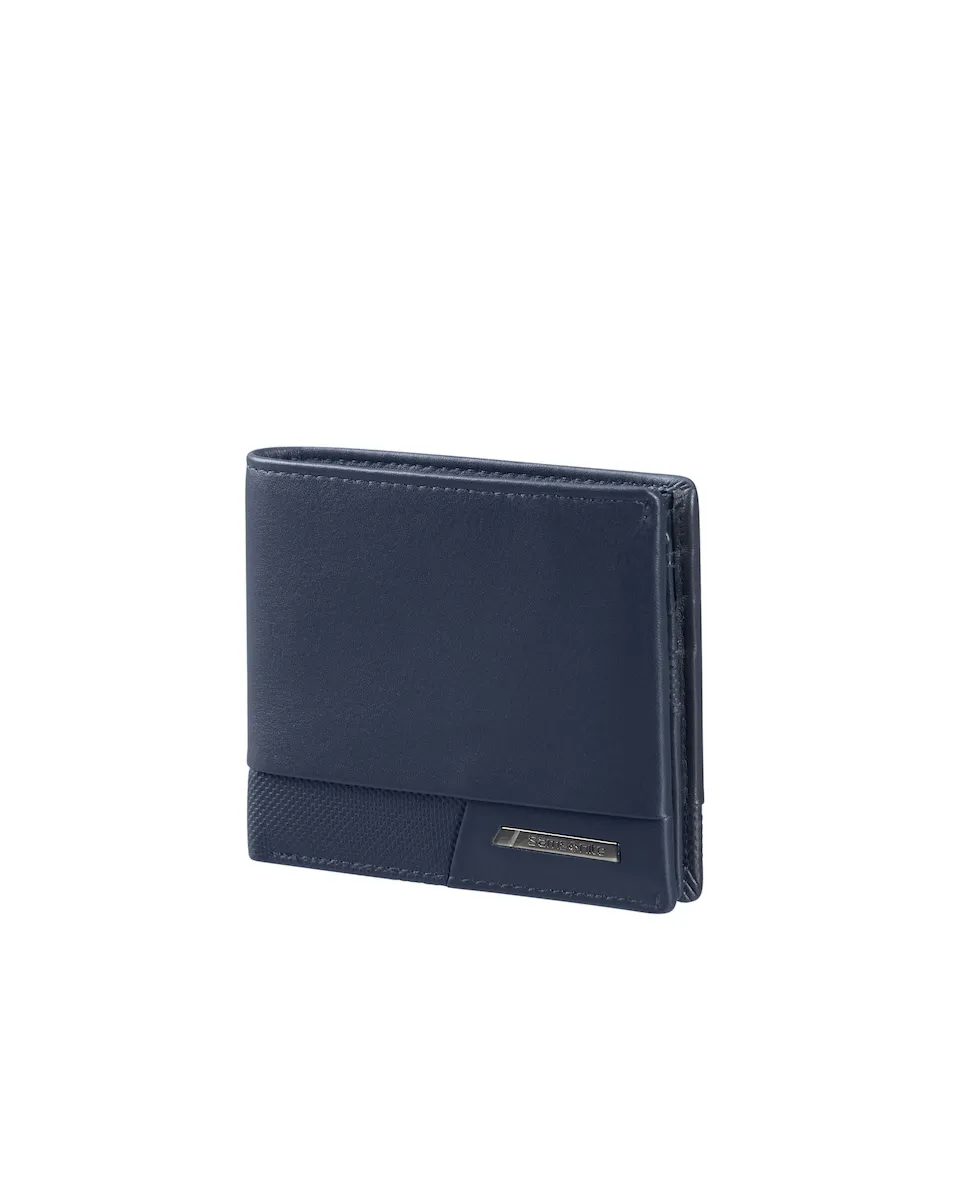 

Мужской кожаный кошелек Pro-Dlx 6 SLG Samsonite, тёмно-синий