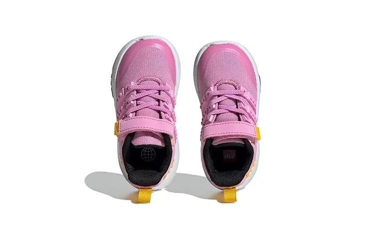 Adidas LEGO X Racer TR21 EL I 'Bliss Orchid' Adidas Neo, розово-желтый — фото 4