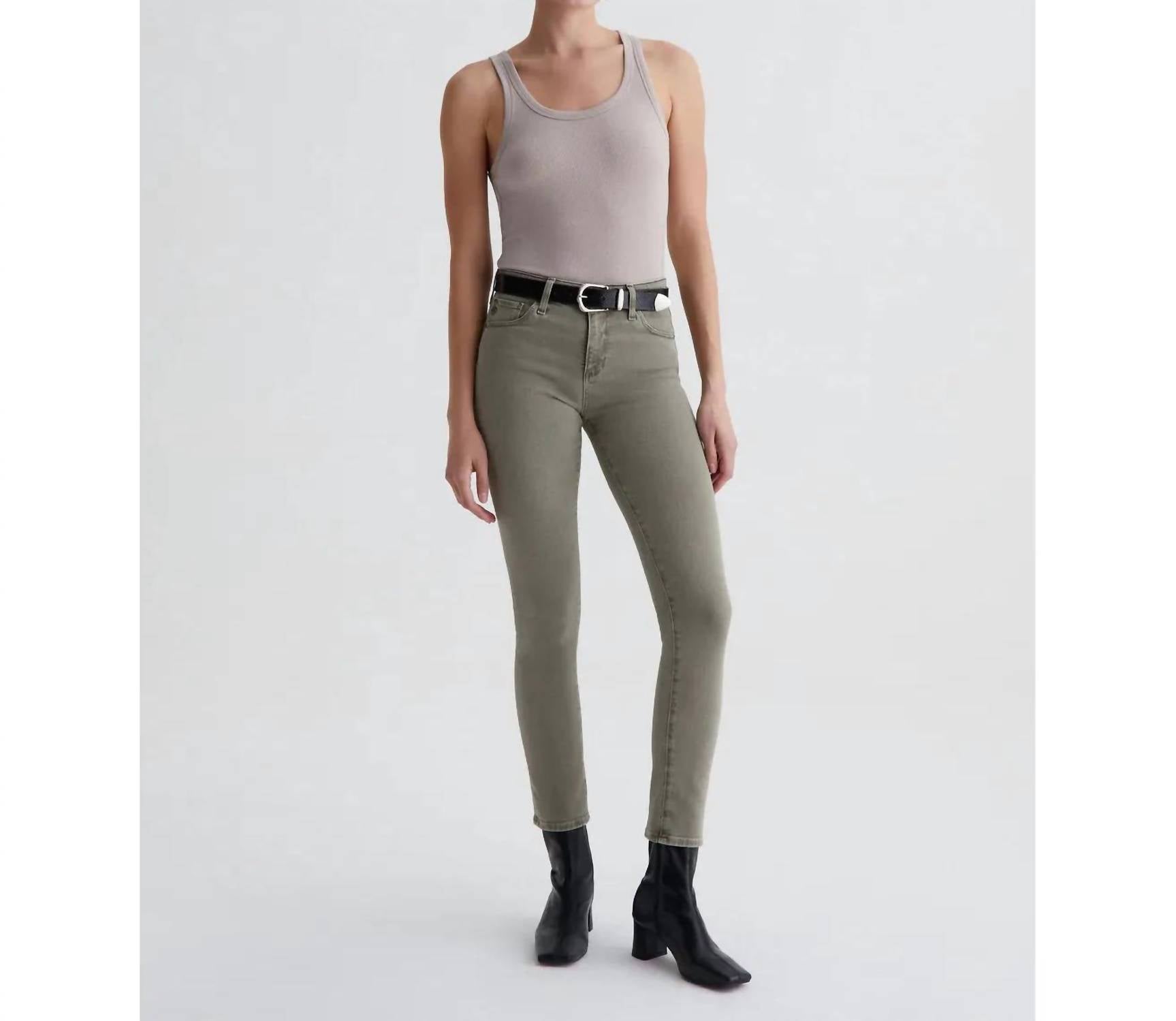 

Джинсы Prima Ankle из серной сушеной петрушки AG Jeans, цвет sulphur dried parsley