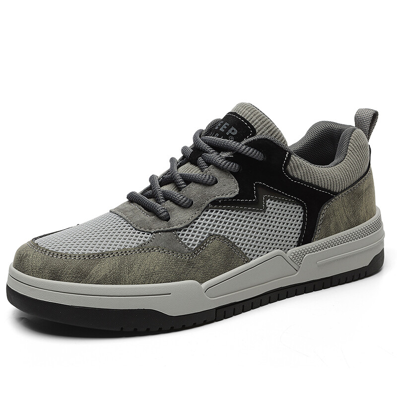 Кроссовки JEEP SPIRIT Skateboarding Shoes Men Low-top, цвет Natural Deer — фото 3