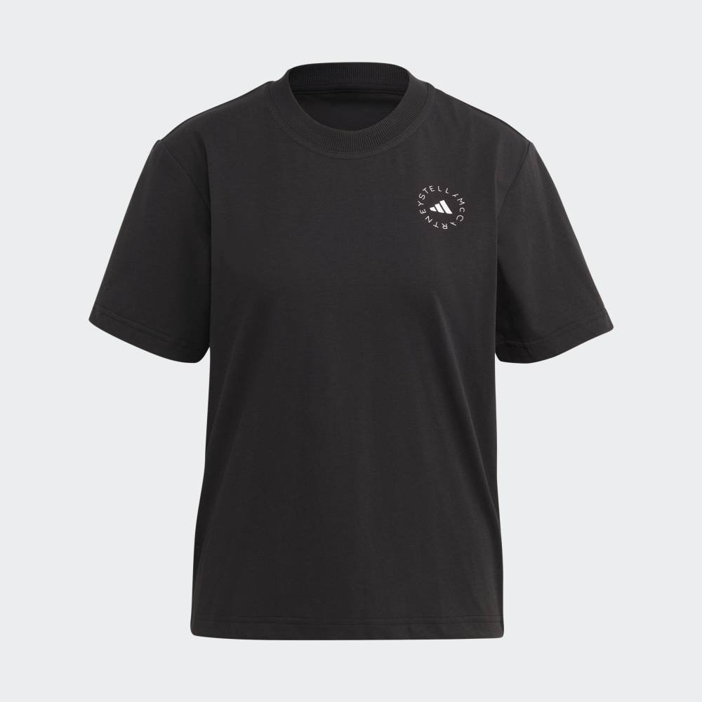 Футболка by Stella McCartney TrueCasuals Regular Sportswear Adidas, black — фото 4