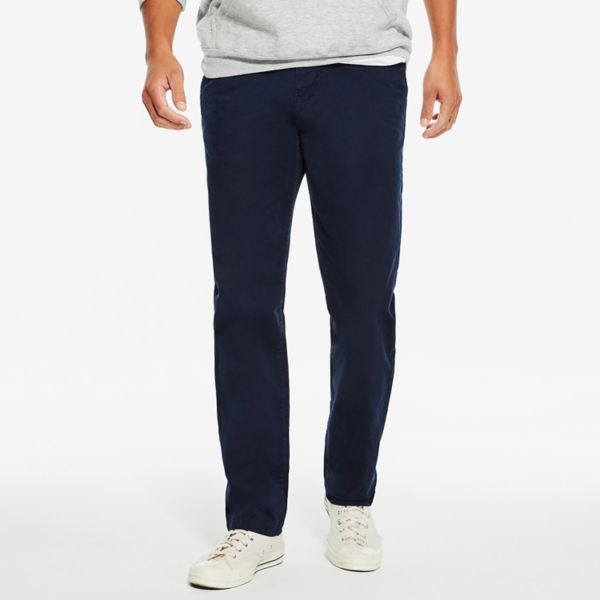 

Мужские узкие прямые брюки-чинос Aeropostale, цвет deep navy
