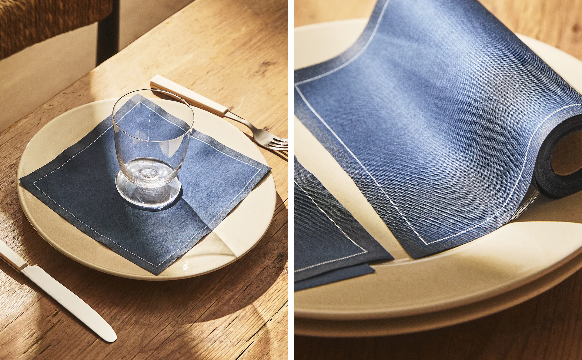 

Многоразовые салфетки (упаковка 20 шт.) Zara Home, синий