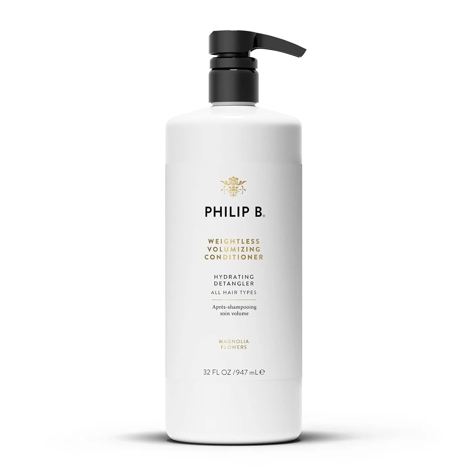 Набор из шампуня и кондиционера PHILIP B. Weightless Volumizing Hair Shampoo (955 мл) + кондиционер Weightless Volumizing Conditioner (955 мл). — фото 3