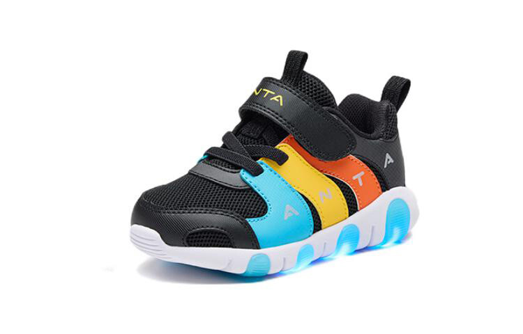 Кроссовки Anta kids Toddler Shoes TD Low-top Black/Blue/Red — фото 2