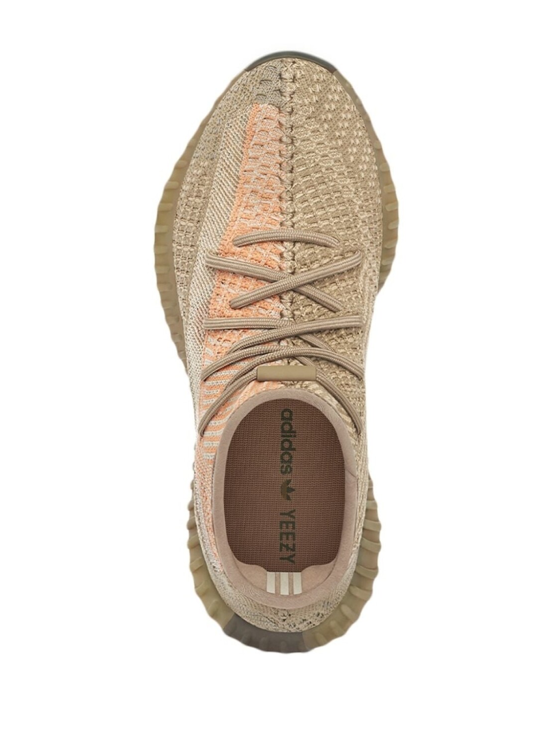 Adidas кроссовки YEEZY Boost 350 V2 Sand Taupe, нейтральный цвет — фото 3