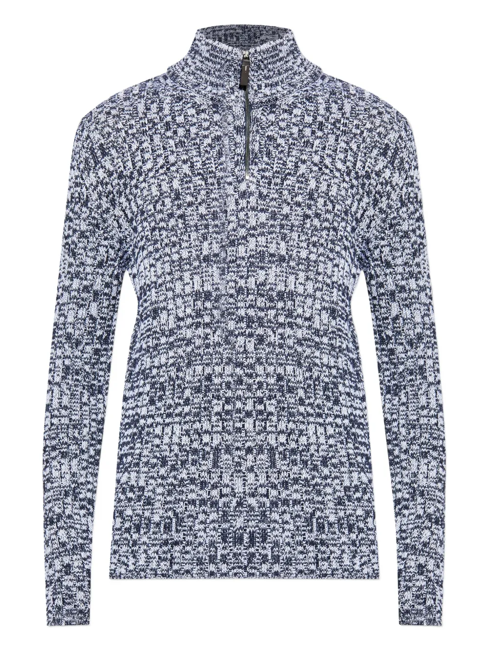 

Шерстяной свитер с полумолнией TOD'S, синий