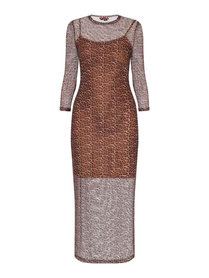 

Платье до колена myMo ROCKS, цвет brown black