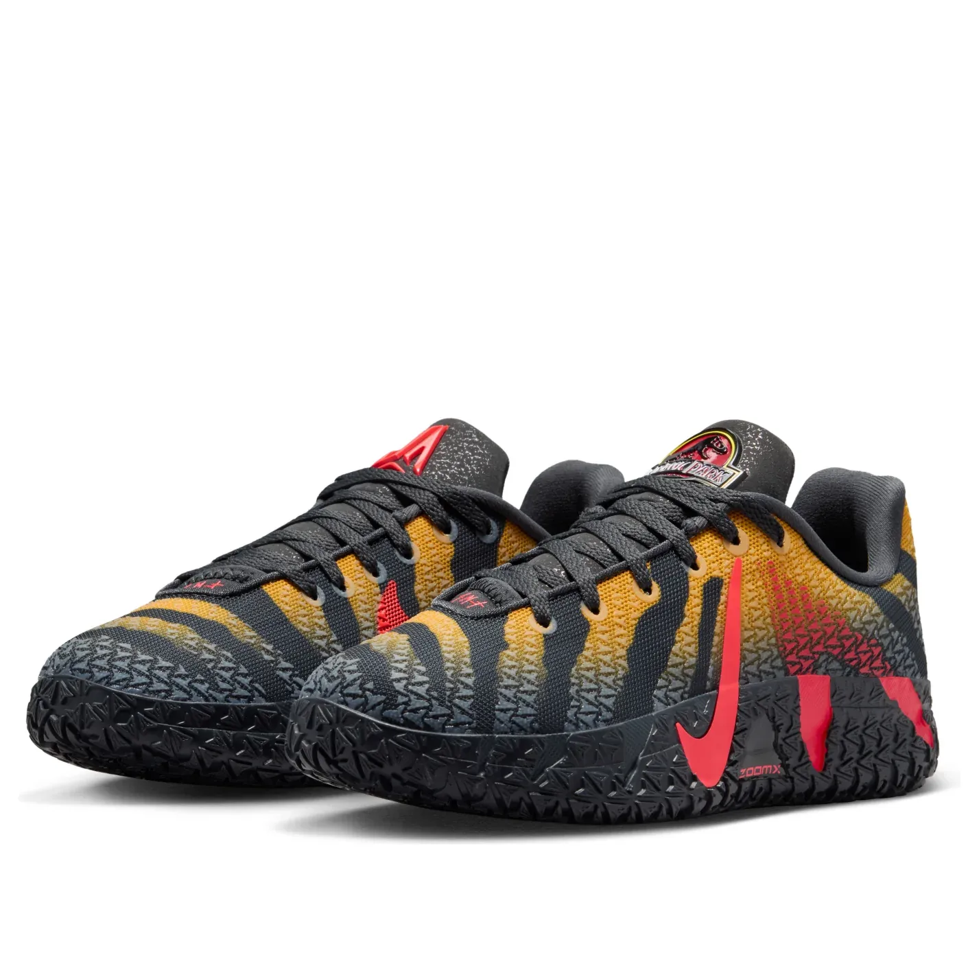 Кроссовки (GS) Nike x Jurassic Park Ja 3 'Raptor', черный — фото 4