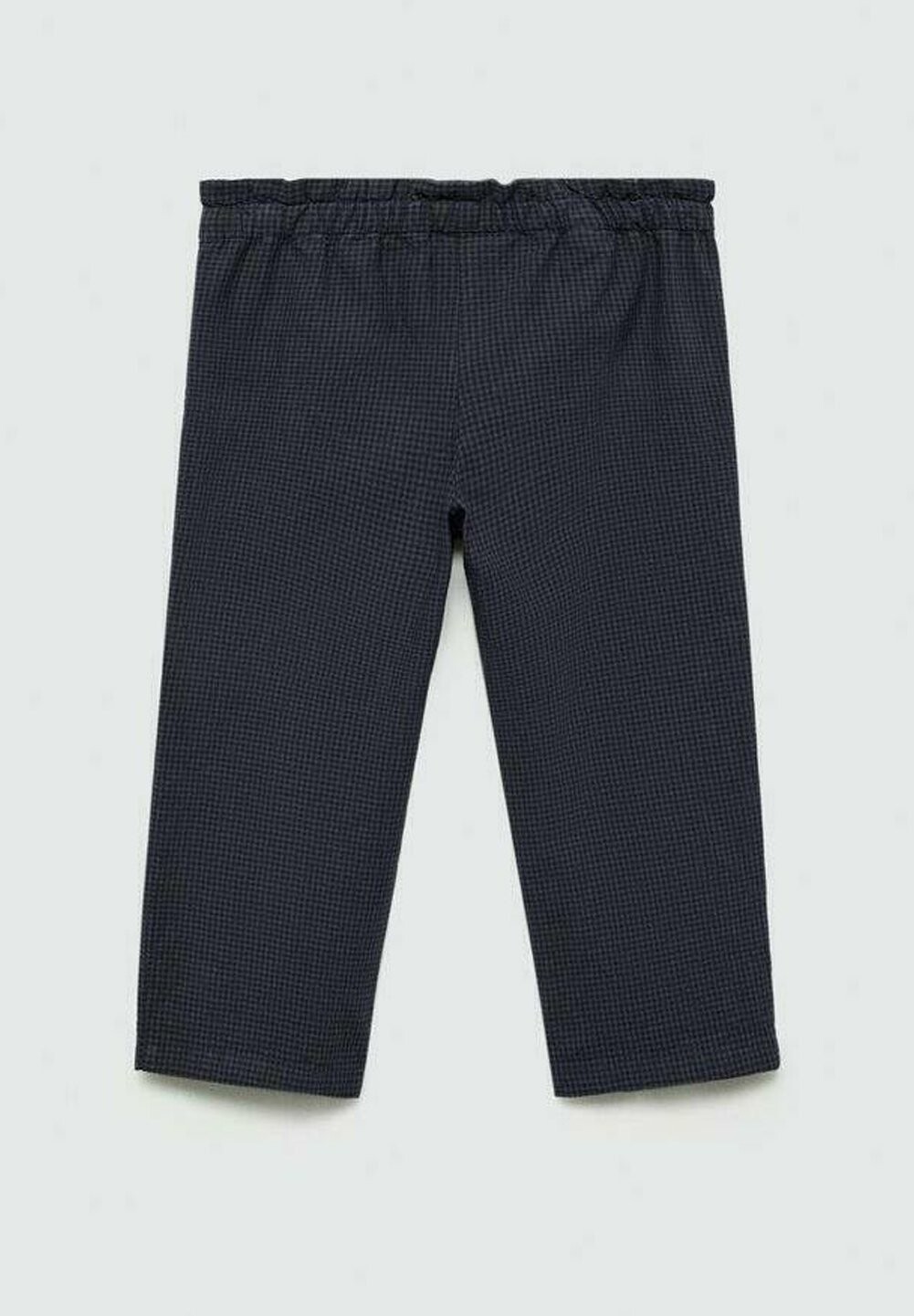 

Брюки CHECKED Mango Kids, темно-синий