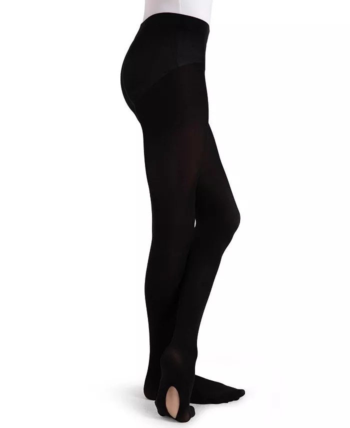 

Детские ультрамягкие леггинсы Transition Tight с вязаным поясом Capezio, черный