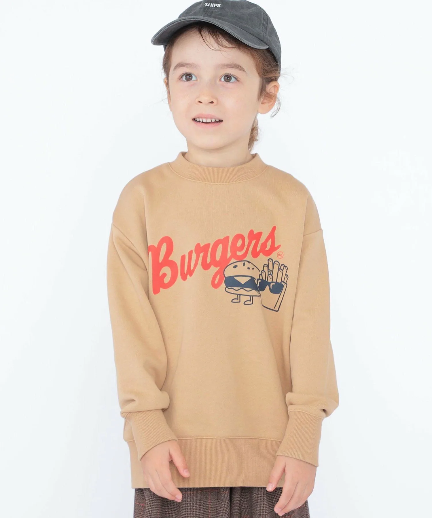Детская футболка с изображением бургера (100-130 см) SHIPS KIDS, Beige — фото 3