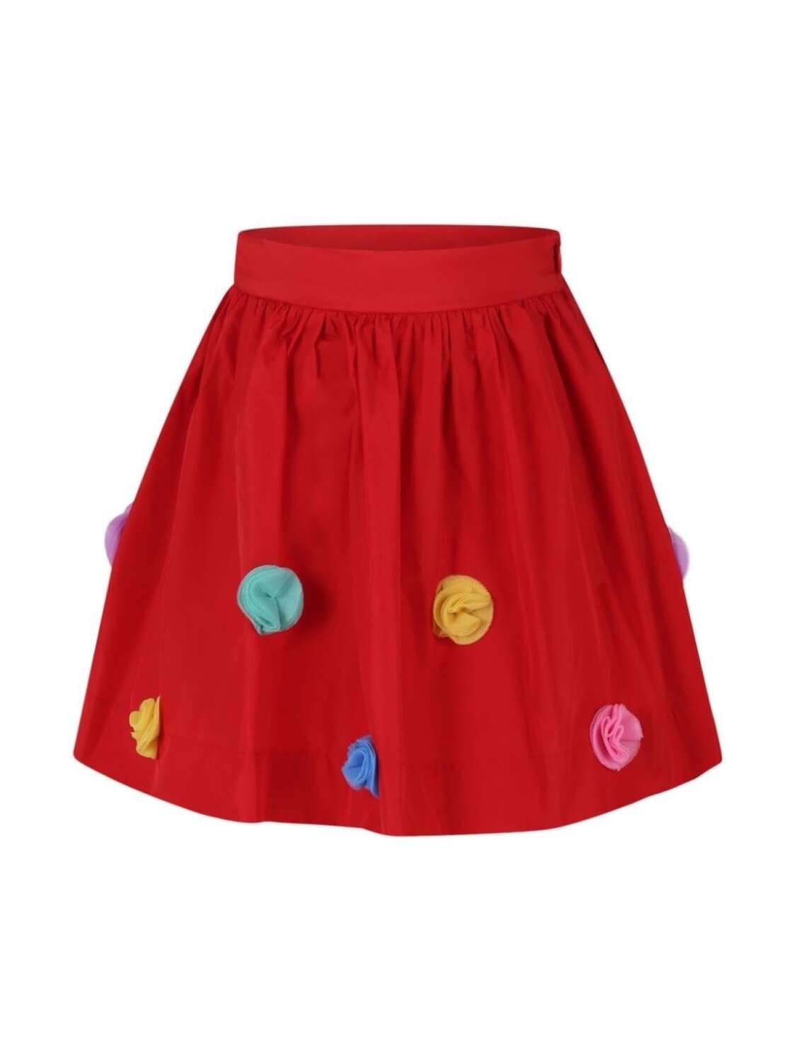 

Юбка из тюля Stella McCartney Kids Pom Pom, красный