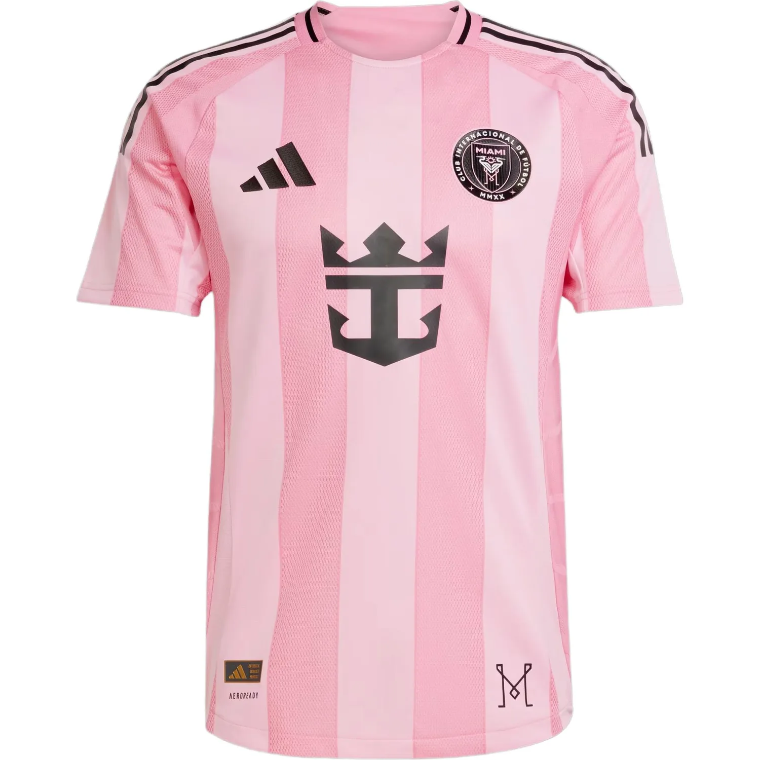 Футболка в полоску Inter Miami Cf 25/26 Adidas, светло-розовый