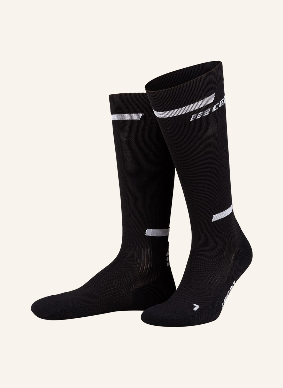 

Носки для бега the run compression 40 - tall cep, цвет 301 Black
