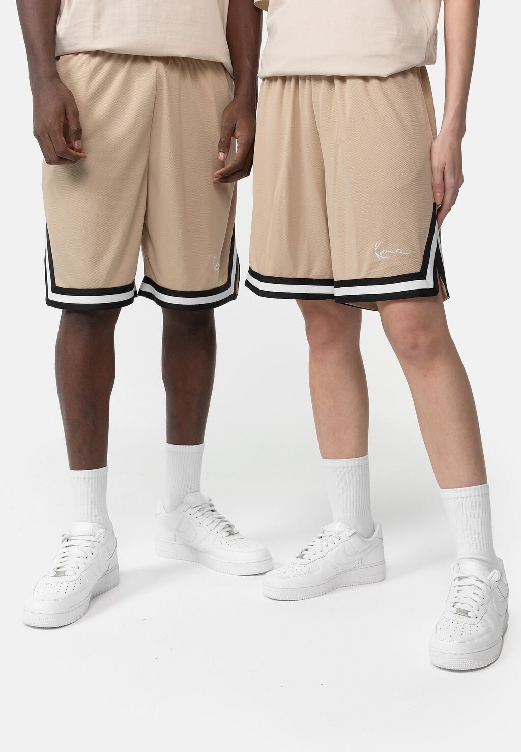 

Шорты Small Signature Essential Unisex Karl Kani, цвет taupe