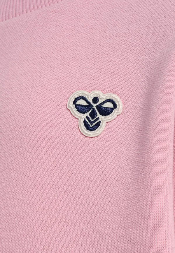 Мини-Толстовка свободного кроя с круглым вырезом и изображением пчелы. Hummel, Pink Nectar — фото 3