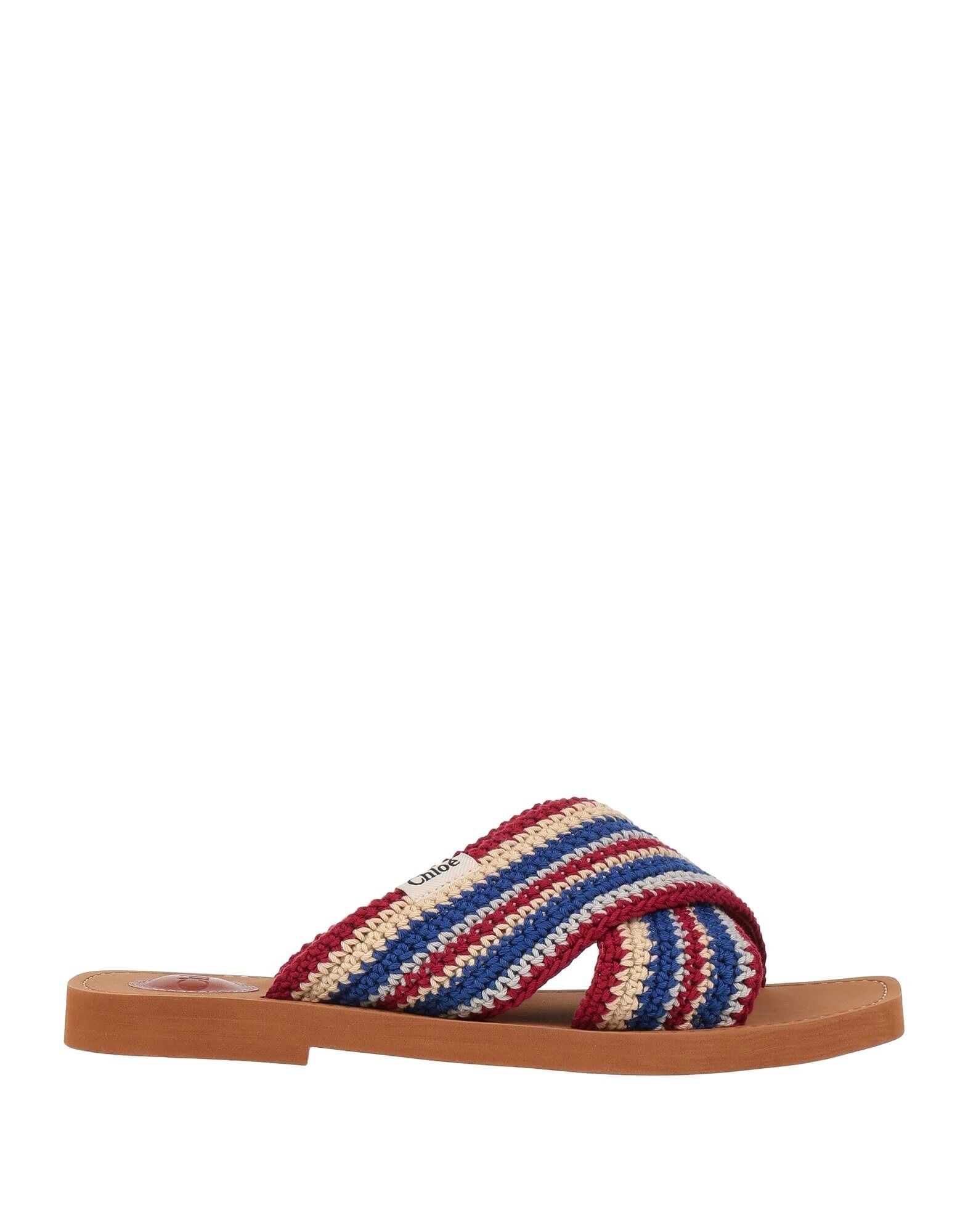 Сандалии Chloé, бордовый