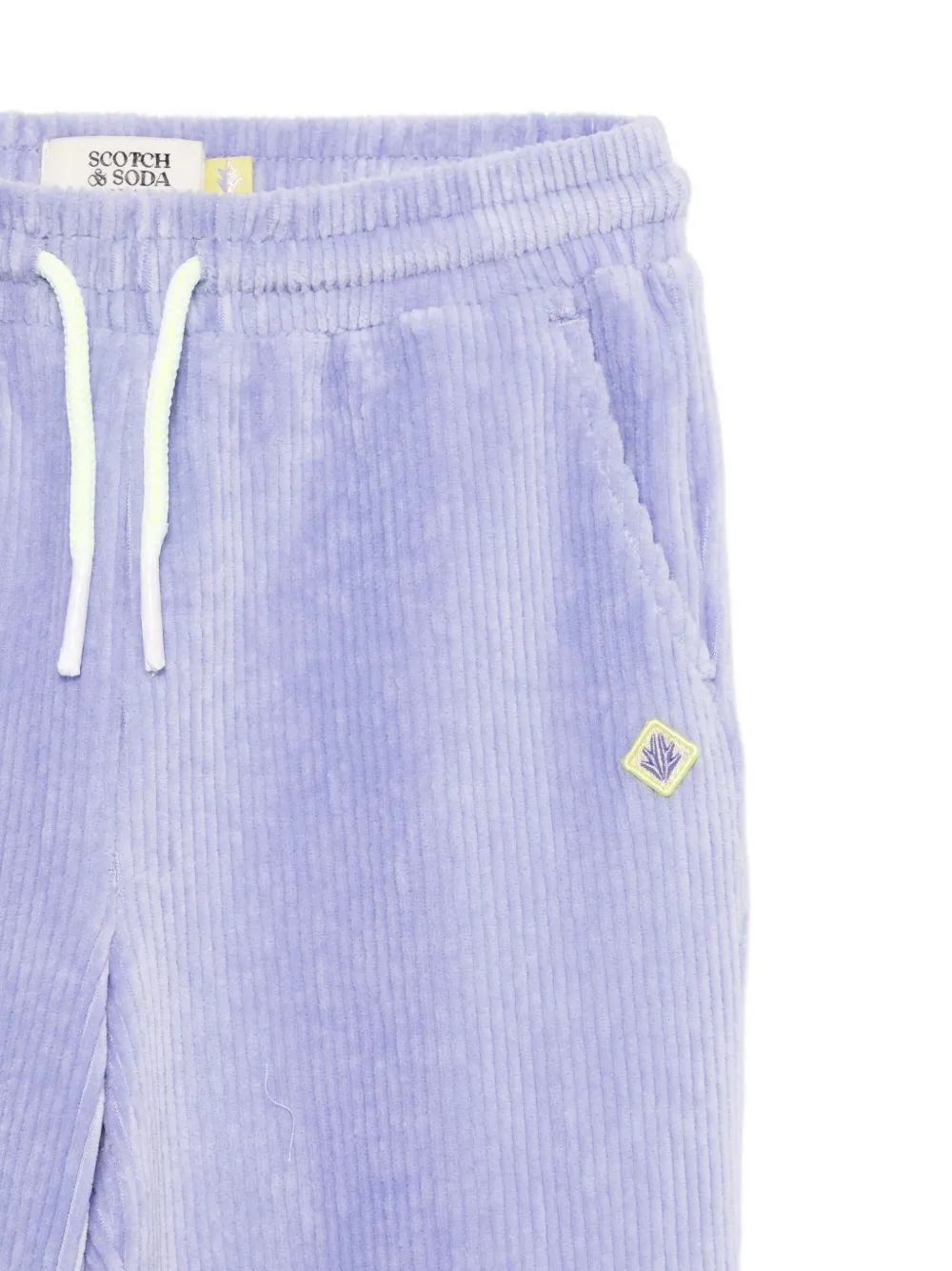 Спортивные штаны с нашивкой-логотипом Scotch & Soda Kids, фиолетовый — фото 3