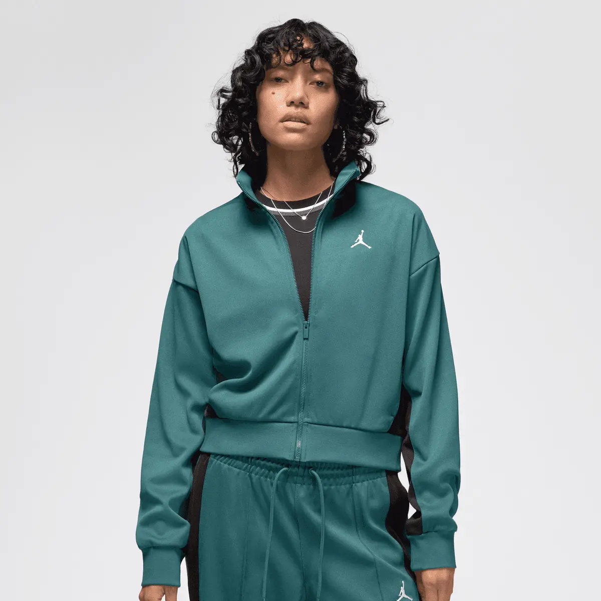 

Куртка Jordan Knit Jacke, зеленый