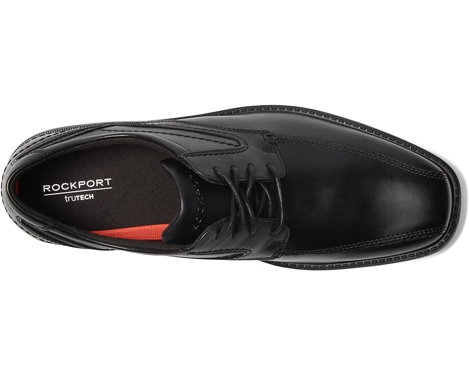 Оксфорды Rockport Style Leader 2 Bike Toe, цвет Black Waxed Calf — фото 2