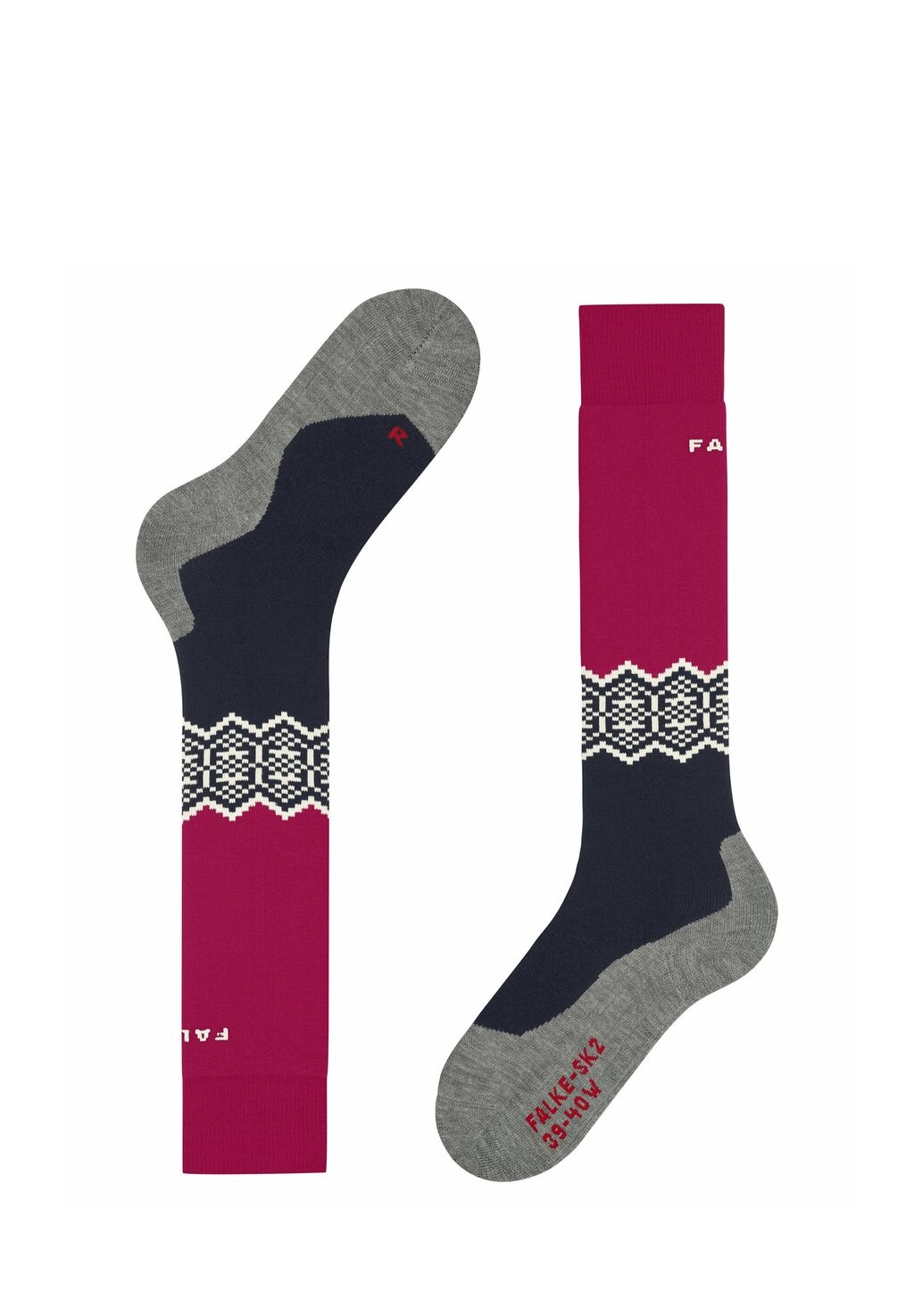 

Носки выше колена INTERMEDIATE SKIING FALKE, синий