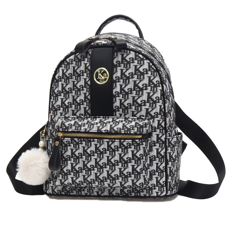 

Weymond Мягкий кожаный женский рюкзак для путешествий, Black