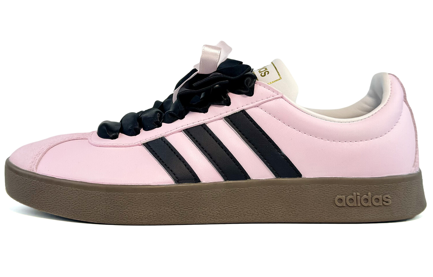 

Кроссовки adidas neo Vl Court Skateboarding Shoes Women's Low-top Black, розовый