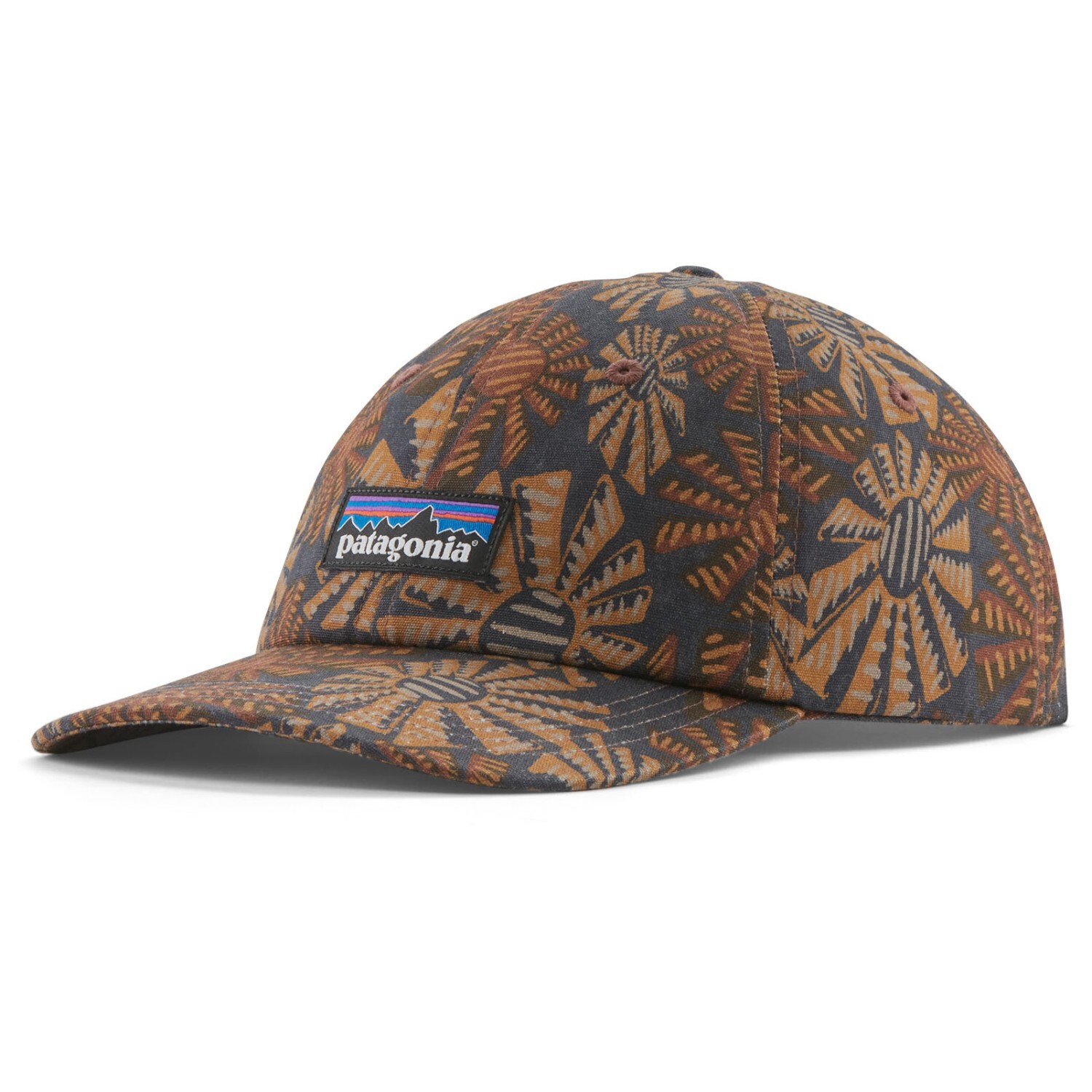 

Кепка Patagonia P-6 Label Trad Cap, цвет Sun Wave: Smolder Blue