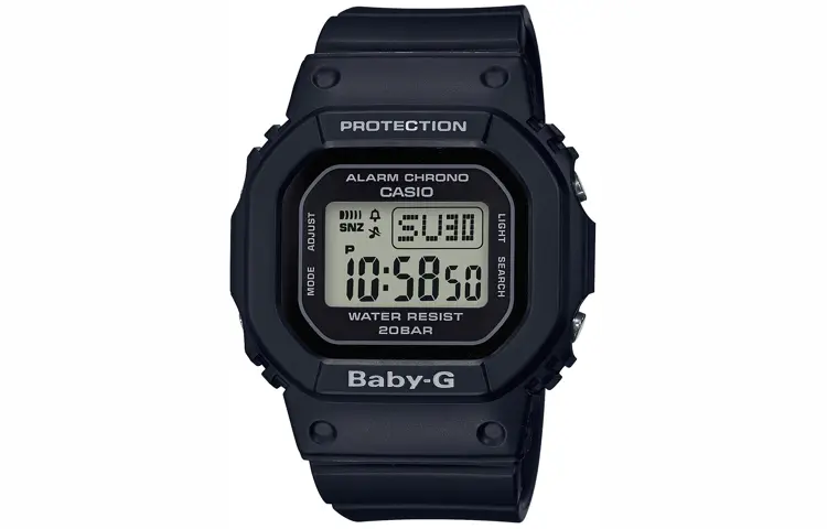 

CASIO Часы Women's BABY-G Gray Watch BGD-560-1A, Black Dial
