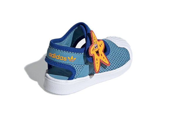 Сандалии оригинальные superstar 360 sndl i primeblue Adidas, синий — фото 4