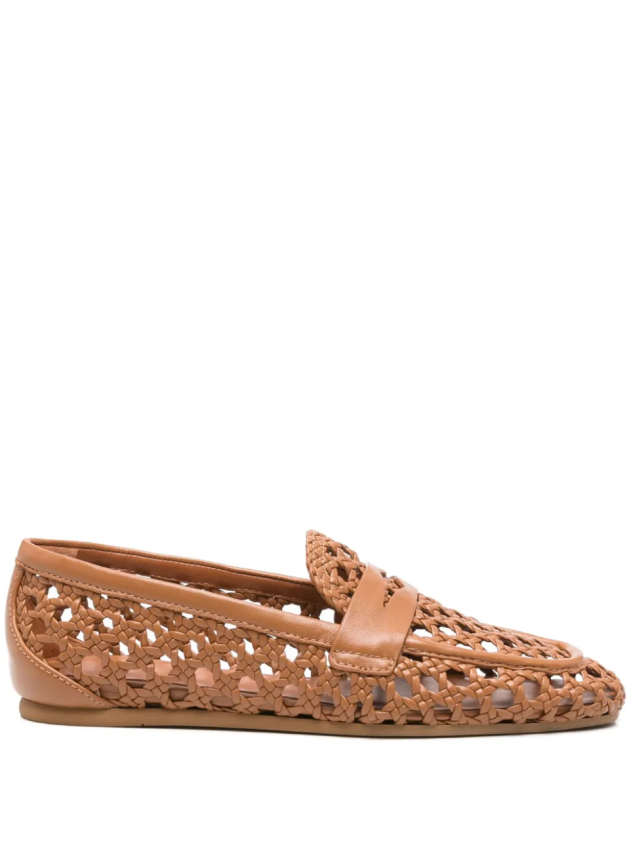 Тканые мокасины Stuart Weitzman, коричневый