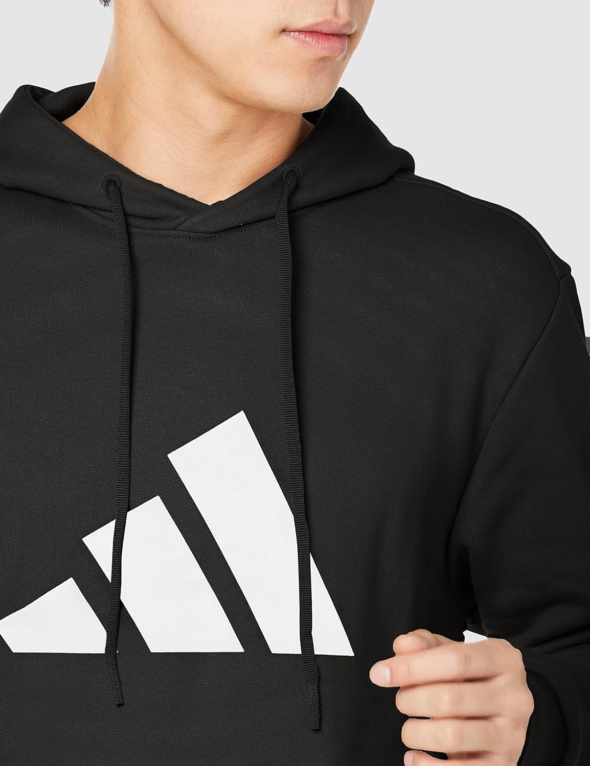 Мужская толстовка Adidas Sportswear Future Icon Logo Graphic Hoodie BP041, черный — фото 3