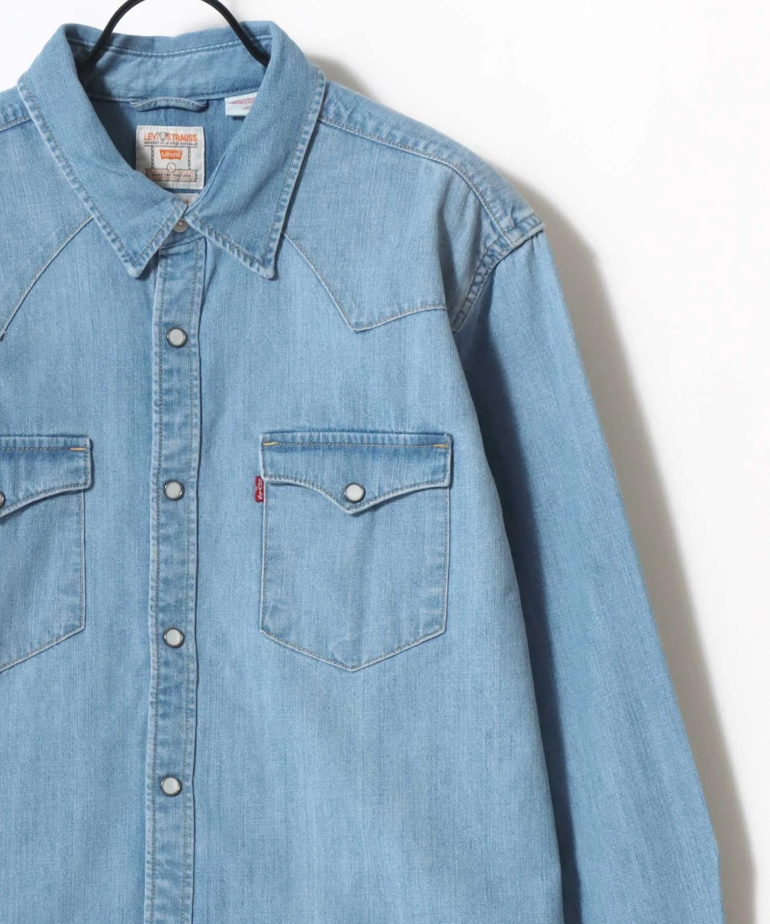 Мужская рубашка Levi's DENIM WESTERN SHIRT — фото 3