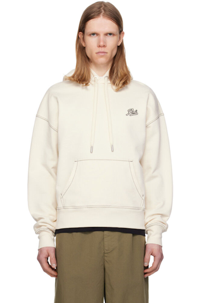 

Толстовка с капюшоном Off-White Cotton «Ami» Signature AMI Paris