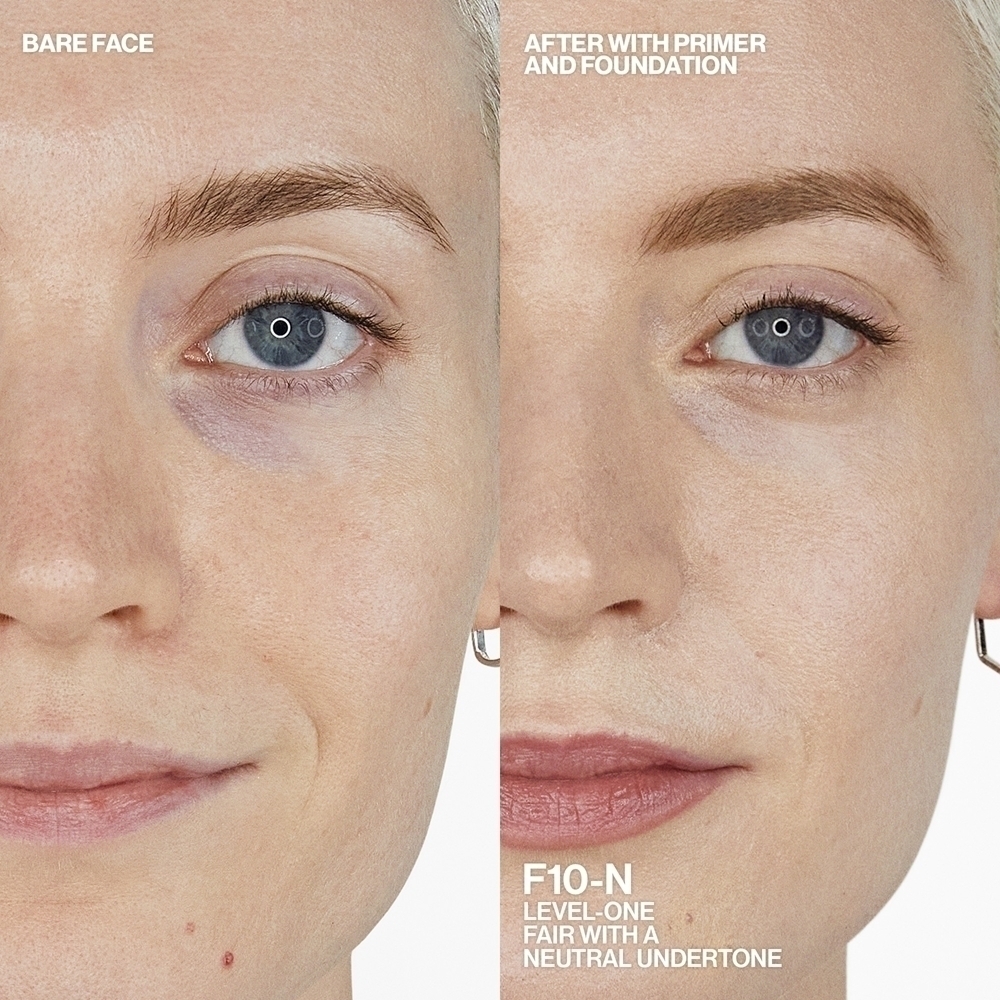 Всегда на балансе кожи, стойкая основа под макияж Smashbox, atspalvis f10n - level-one fair with a neutral undertone 30 мл — фото 2