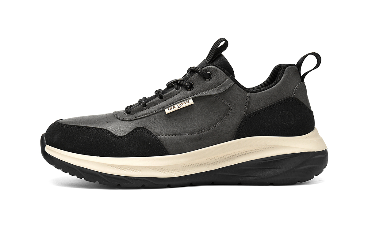 

HLA Мужские повседневные кеды низкие темно-серые, цвет Dark Gray