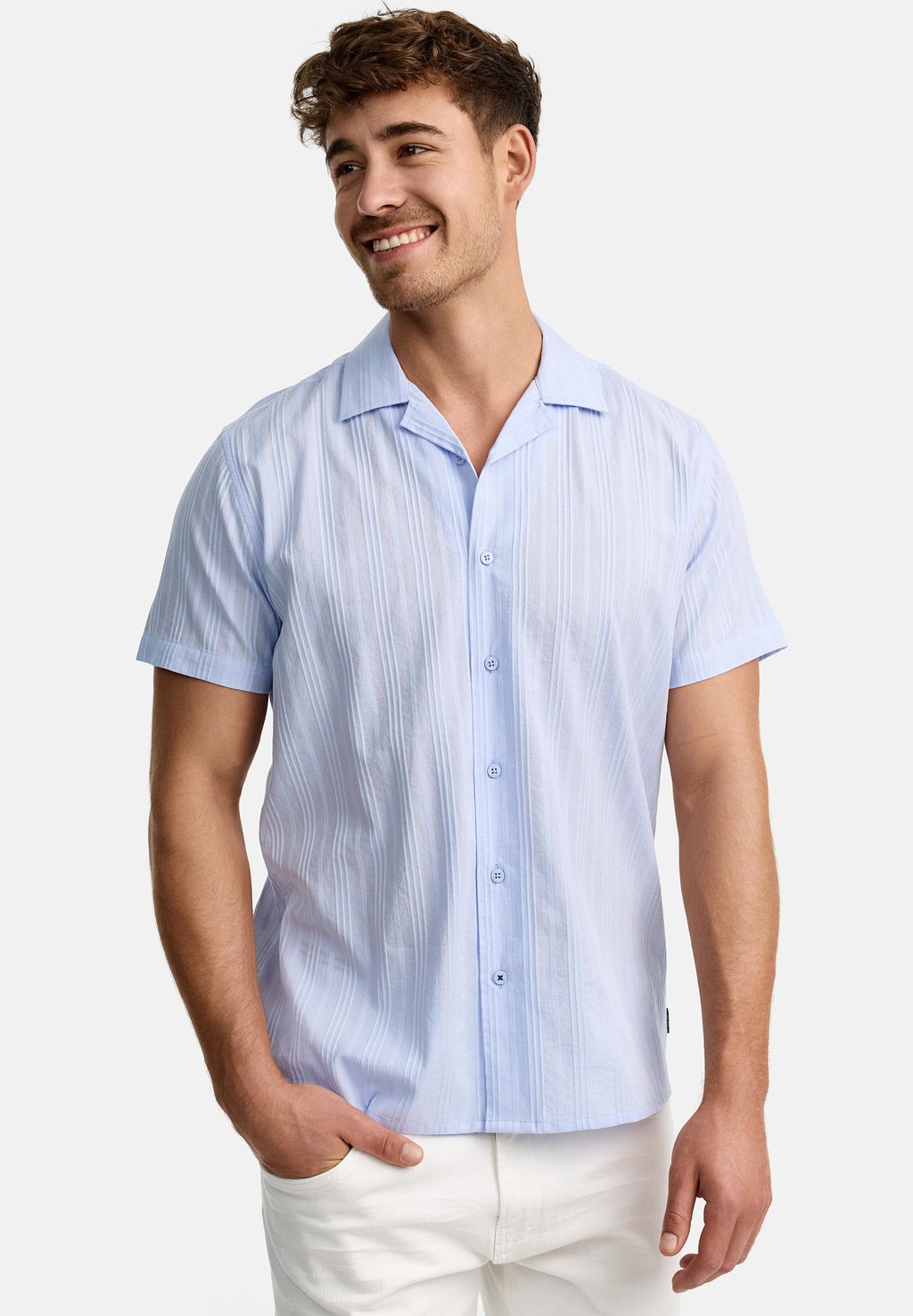 

Рубашка KURZARM WAY INDICODE JEANS, синий