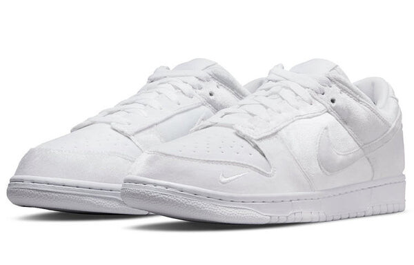 Кроссовки x dover street market dunk low Nike, белый — фото 3