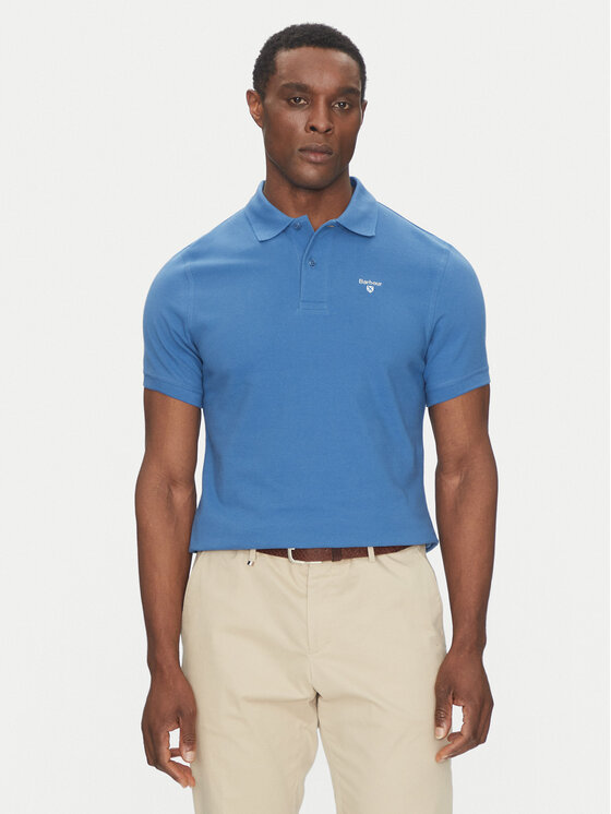 

Рубашка поло приталенная Original Sports MML0358BU67 Barbour, синий