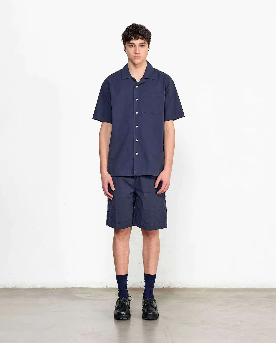 

Мужские шорты из ткани в полоску Edmmond Studios, темно-синий