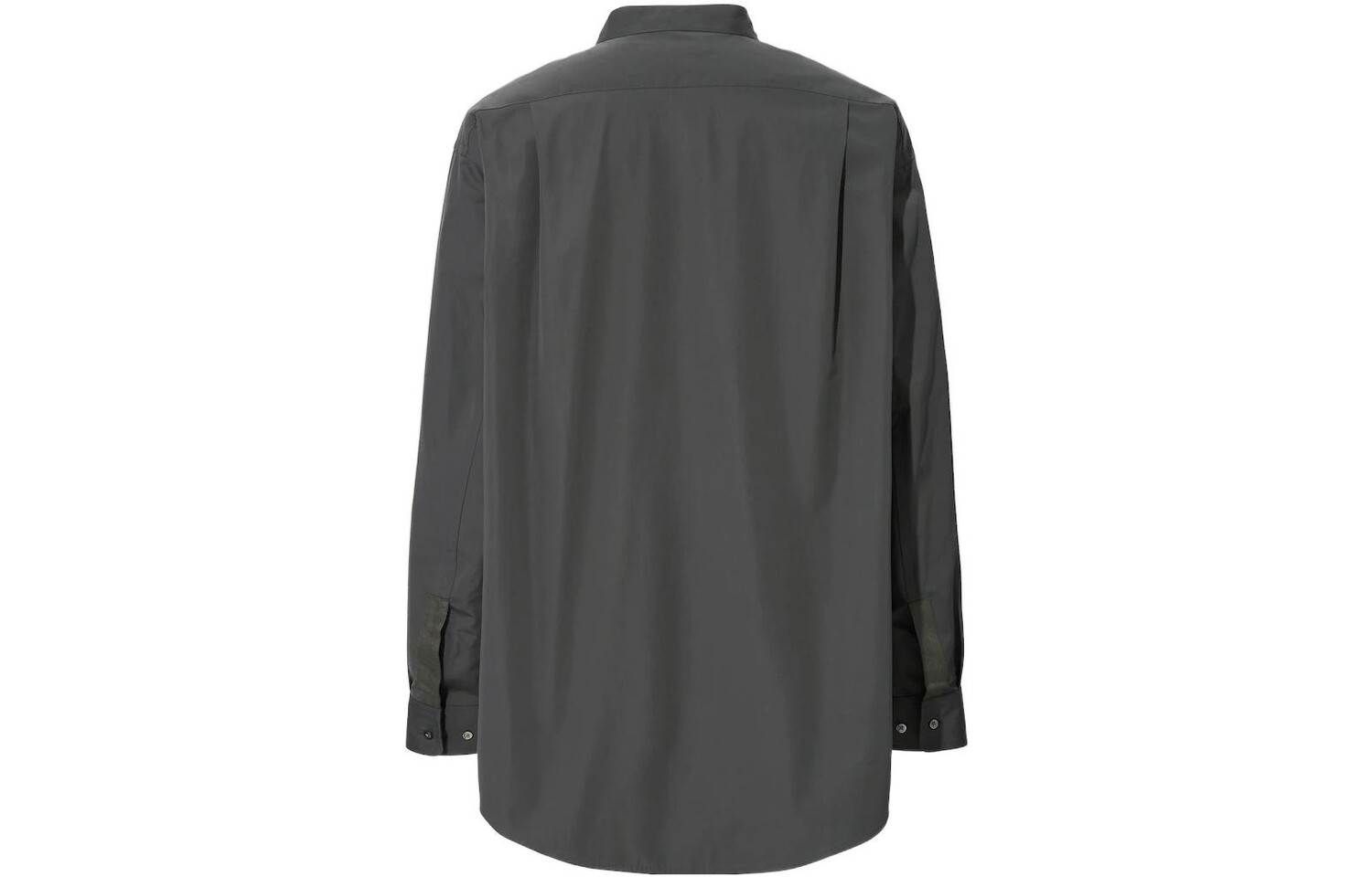 Jil Sander X FW20 Jil Sander Collaboration Series Рубашка мужская оливково-зеленая Uniqlo, оливково-зеленый — фото 2