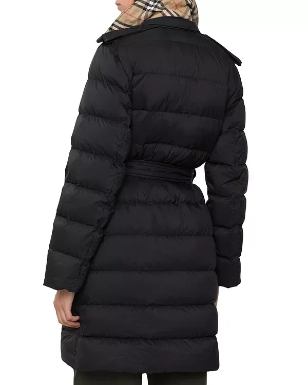 Куртка пуховая Burberry, женская, черный — фото 2