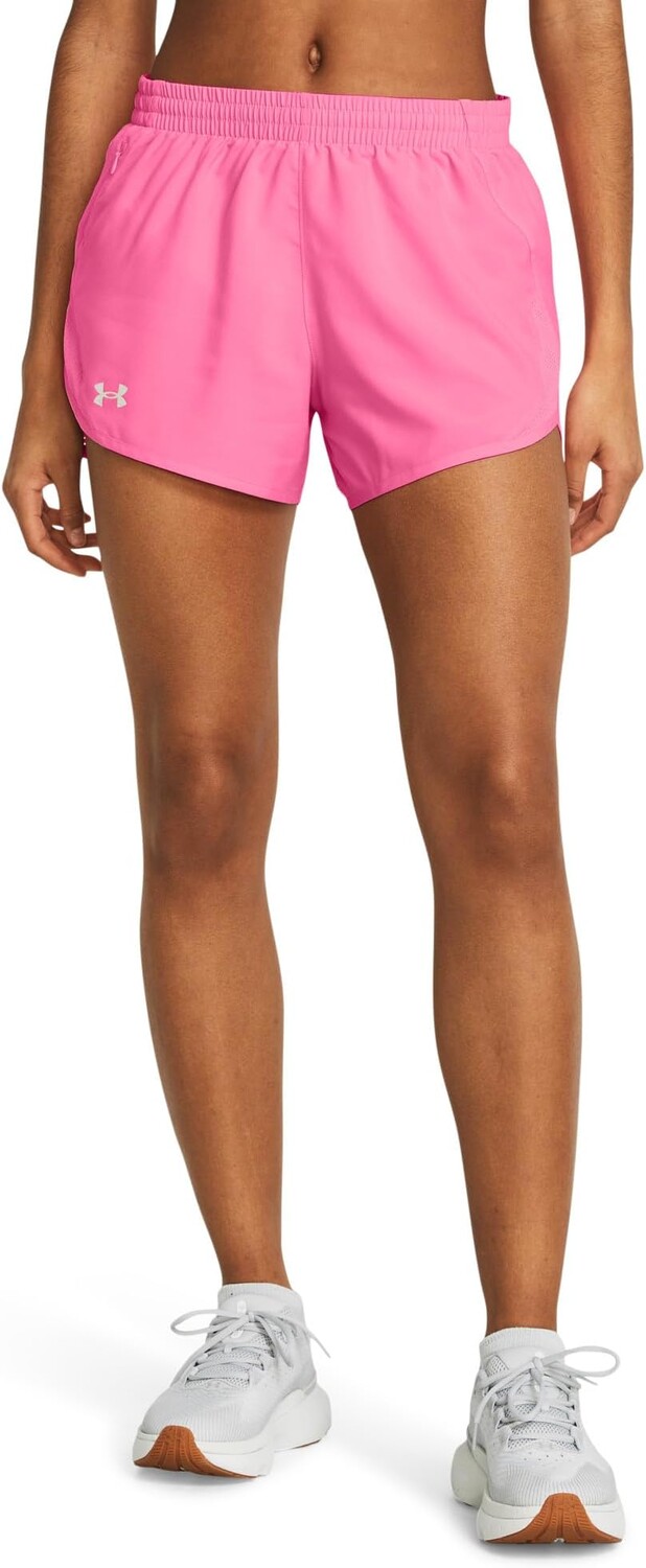 

Шорты Under Armour Fly By Shorts, цвет Fluo Pink/Fluo Pink/Reflective