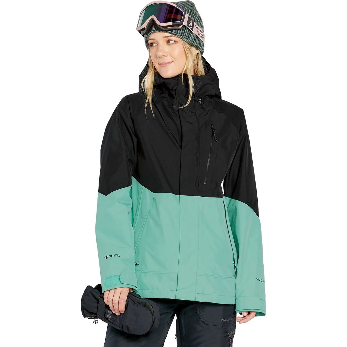 

Куртка V.Co aris с технологией Gore-Tex Volcom, цвет wasabi