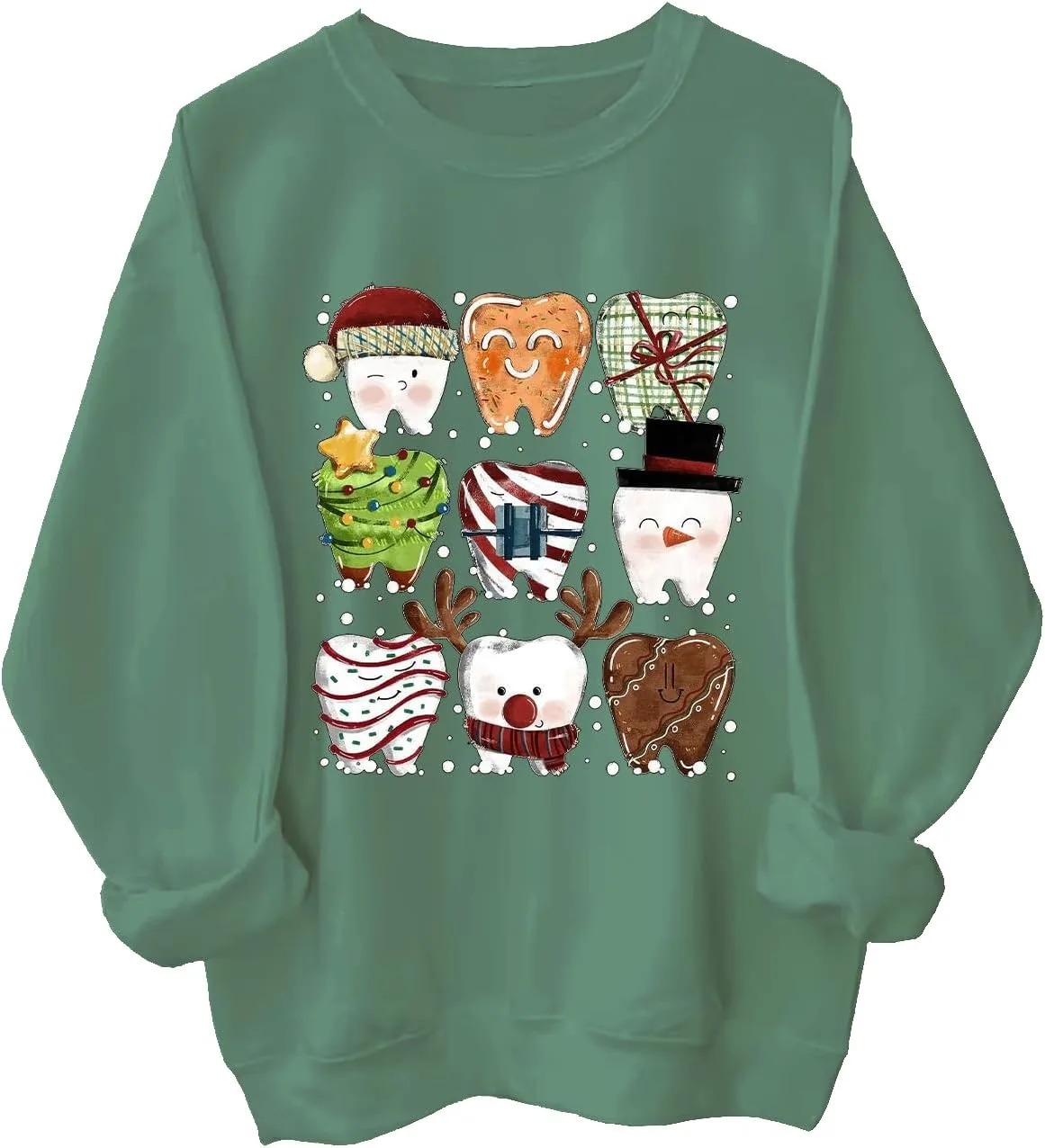 

Рождественский свитер Dental с принтом