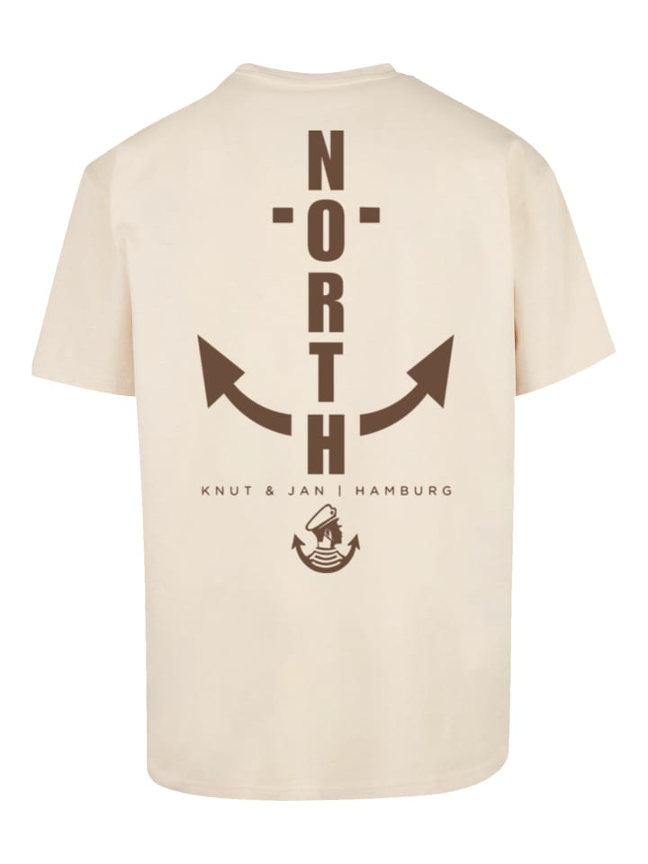 

Футболка большого размера Heavy Oversize North Anker Knut & Jan Hamburg песочного цвета F4NT4STIC, Бежевый, Футболка большого размера Heavy Oversize North Anker Knut & Jan Hamburg песочного цвета F4NT4STIC